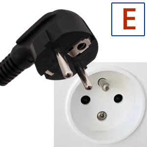 Soquete e plugue elétricos E