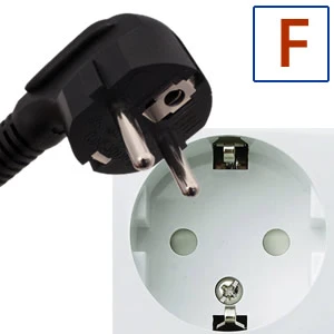 Electric socket and plug F
