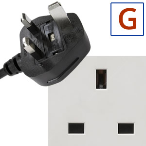 Tomada e ficha elétricos G