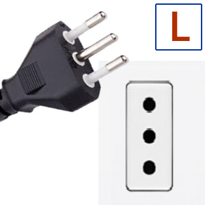Electric socket and plug L