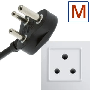 Electric socket and plug M
